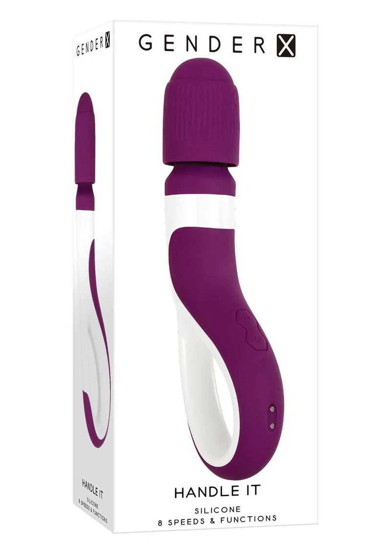 Gender X Handle It Rechargeable Silicone Wand Vibrator - Image 3