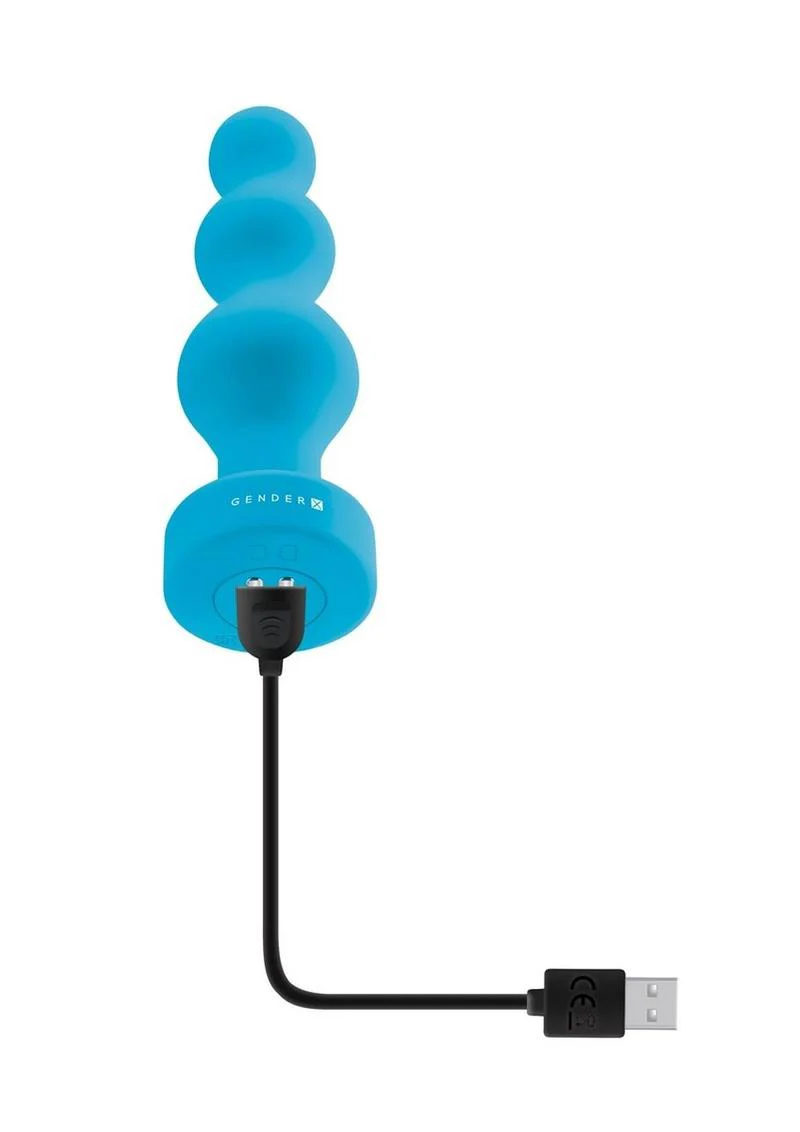 Gender X Plugged Up Rechargeable Silicone Anal Beads - Image 3