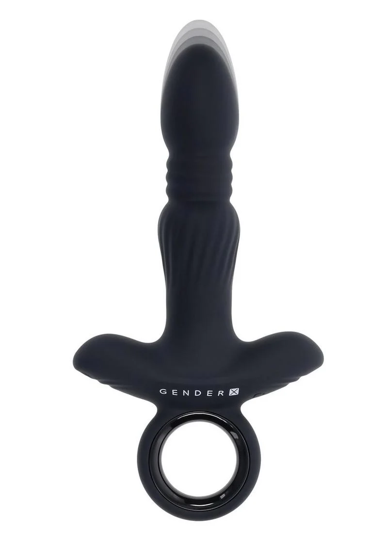 Gender X Slayer Rechargeable Silicone Thrusting Anal Vibrator - Image 3