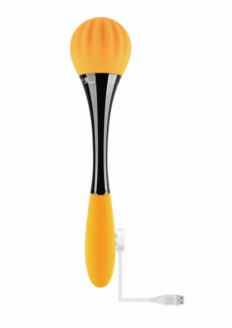 Gender X Sunflower Silicone Rechargeable Dual End Vibrator - Image 3