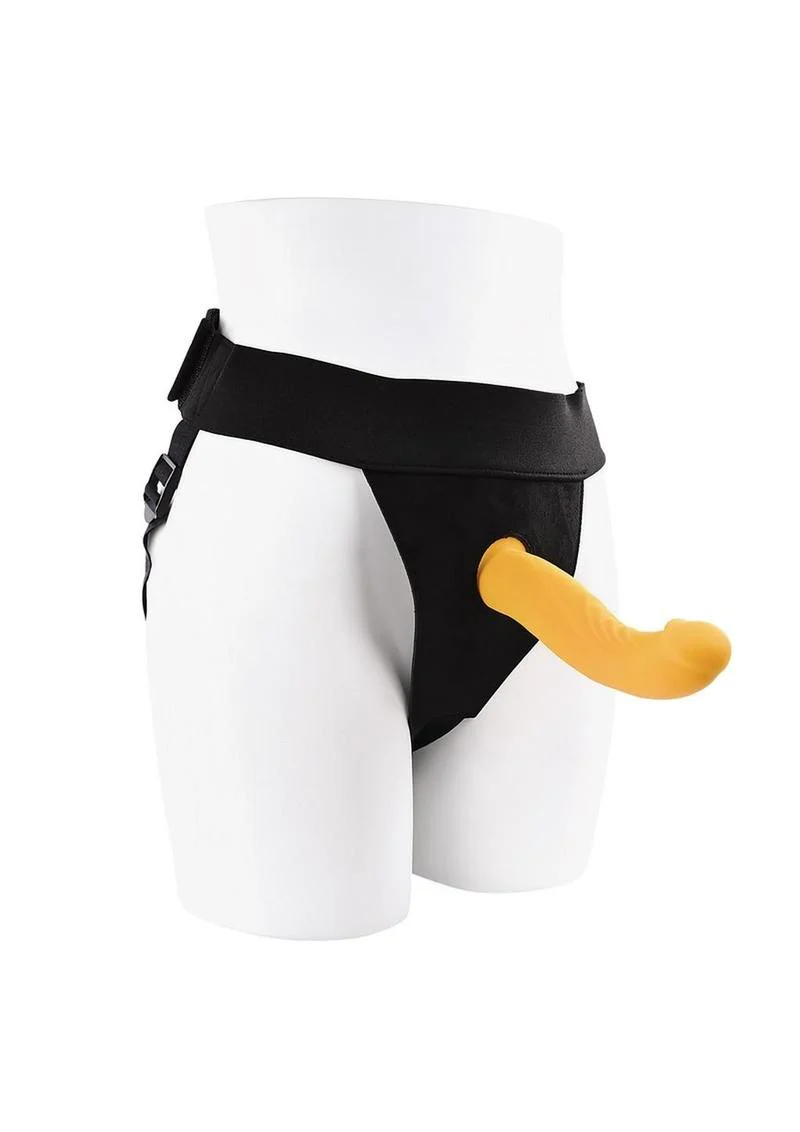 Gender X Sweet Embrace Rechargeable Silicone Dual Vibrating Strap-On with Remote Control - Image 2