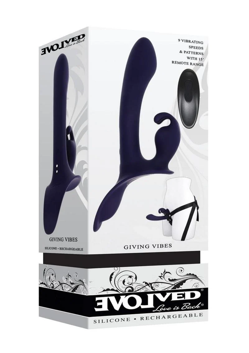 Giving Vibes Rechargeable Silicone Triple Vibrator - Image 2