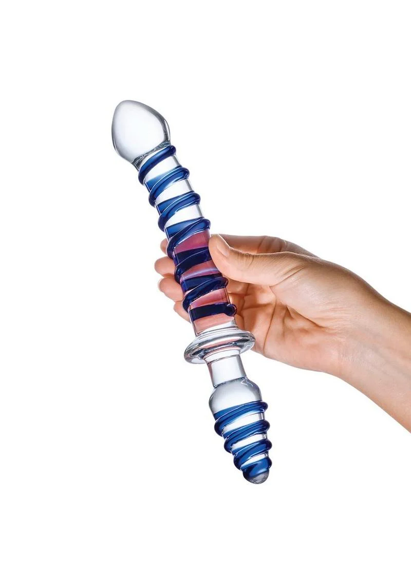 Glas Mr Swirly Double Ended Glass Dildo and Butt Plug - Image 3