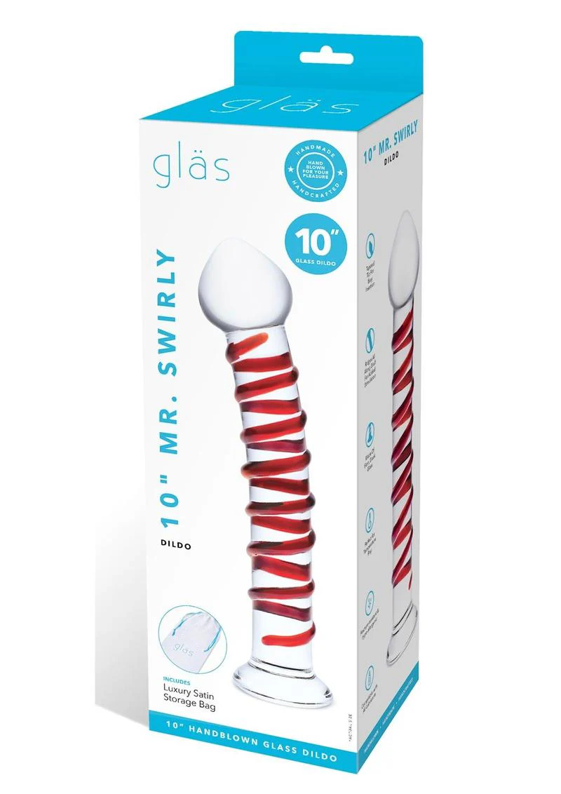 Glas Mr. Swirly Glass Dildo - Image 4