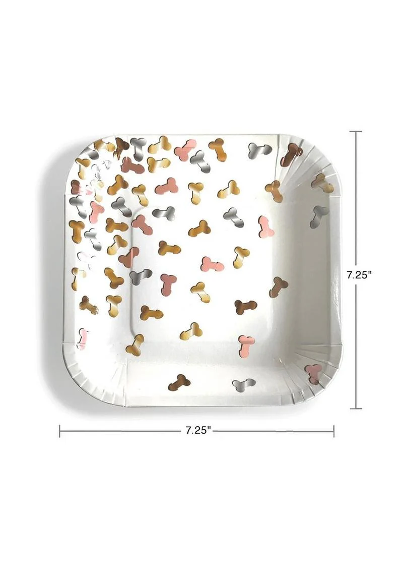 Glitterati Boobie Party Plates - Image 3