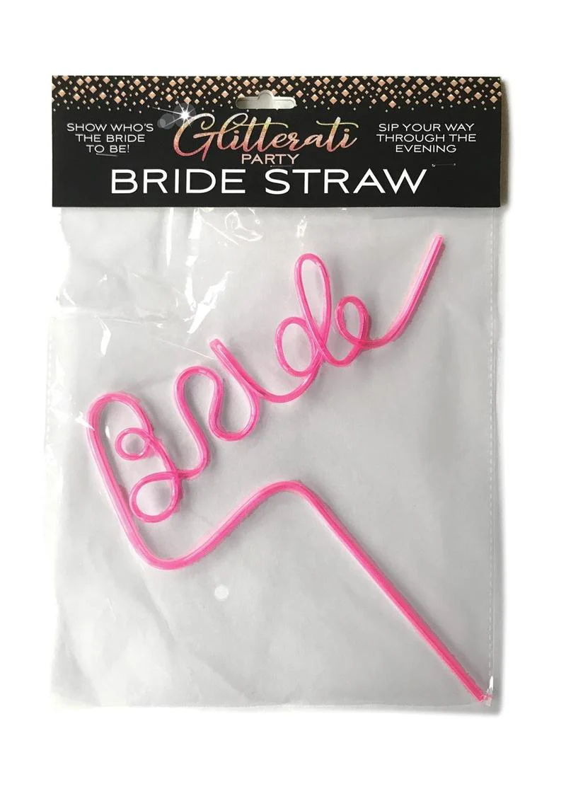Glitterati Bride Twisty Straw - Image 2