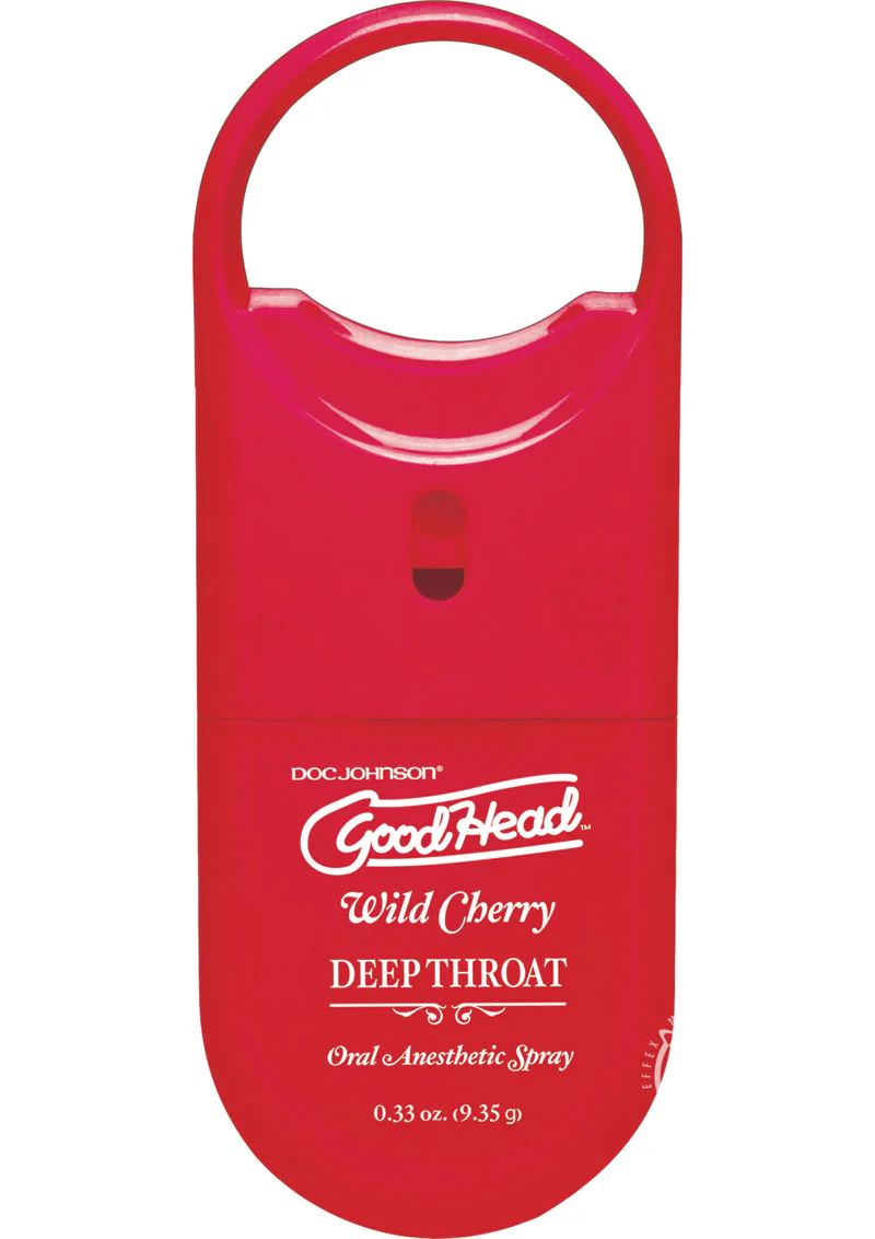 Goodhead Deep Throat To-Go Oral Anesthetic Spray Cherry