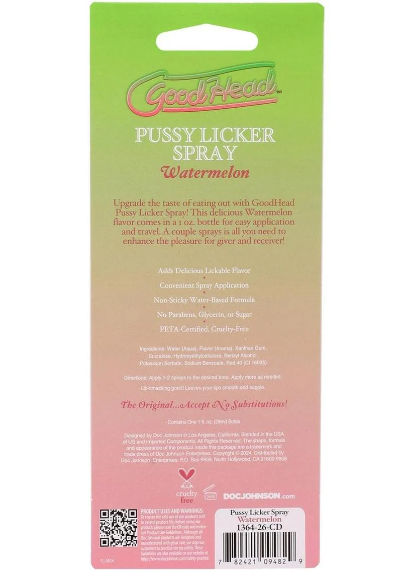 Goodhead Pussy Licker Spray - Watermeon - Image 4