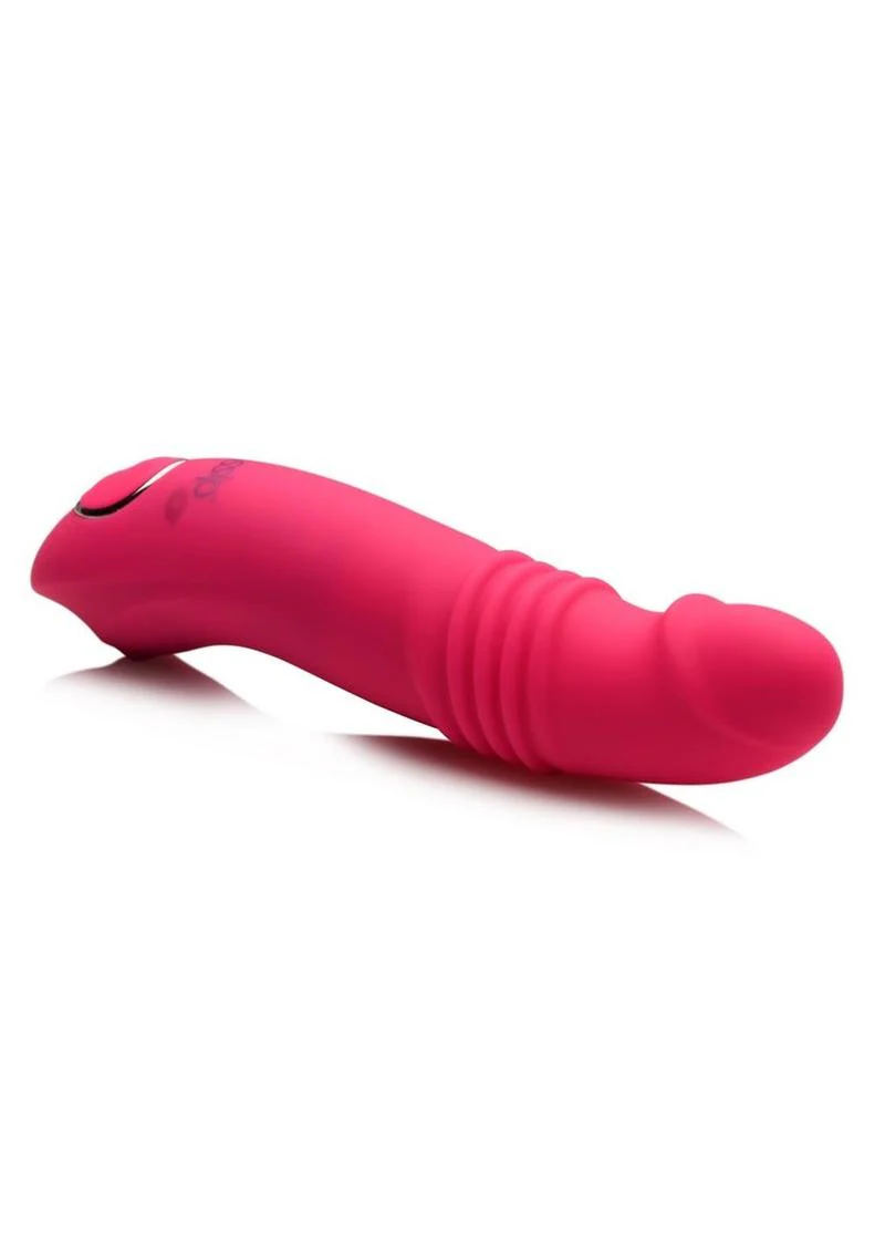 Gossip Blasters 10x Rechargeable Silicone Thrusting Vibrator - Image 3