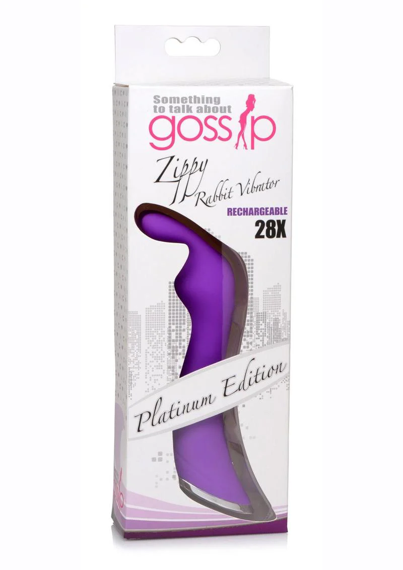 Gossip Zippy 28x Rechargeable Silicone Rabbit Vibrator - Image 6