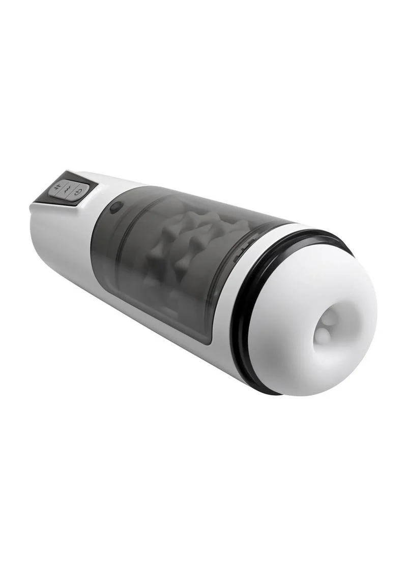 Gx Get Your Stroke On Rechargeable Silicone Thrusting Stroker - Image 2