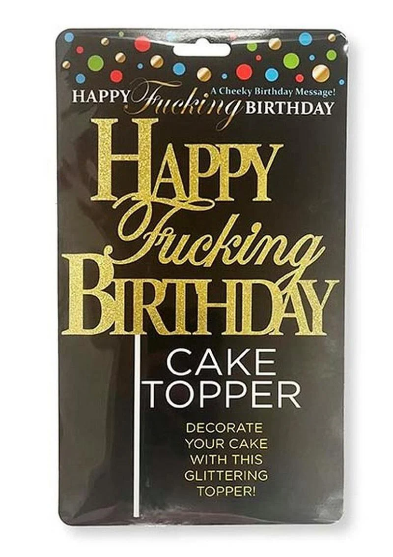 Happy F'ing Birthday Cake Topper - Image 2