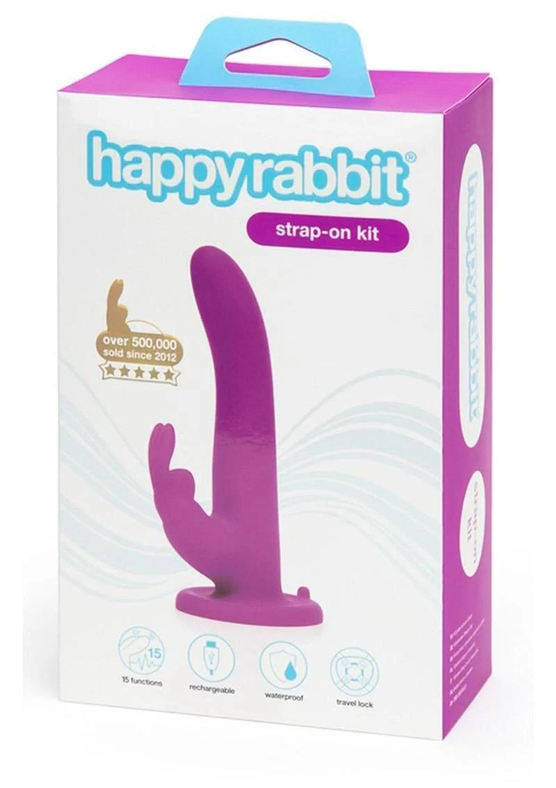 Happy Rabbit Vibrating Strap-On Silicone Vibrating Harness - Image 2