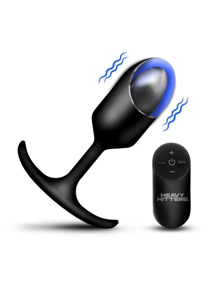 Heavy Hitters Vibrating Weighted Silicone Anal Plug - Image 8