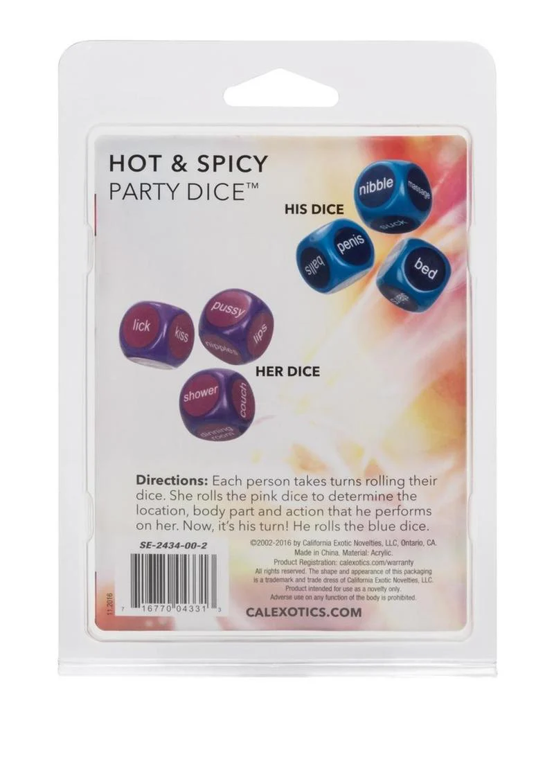 Hot and Spicy Party Dice - Image 4