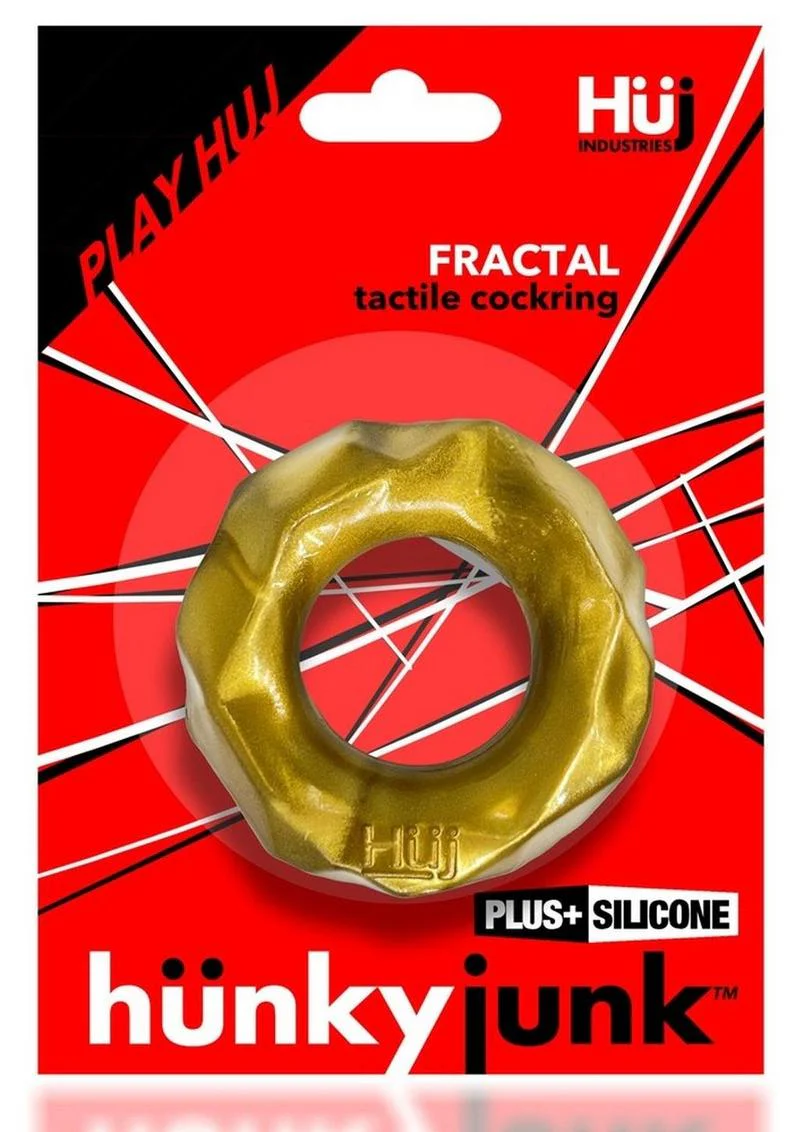 Hunkyjunk Fractal Tactile Cockring - Bronze - Image 2