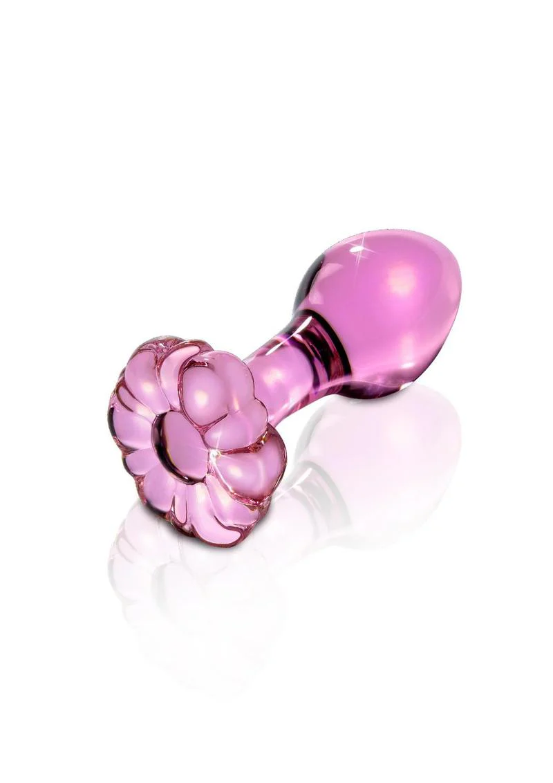 Icicles No. 48 Flower Shaped Glass Anal Plug - Image 2