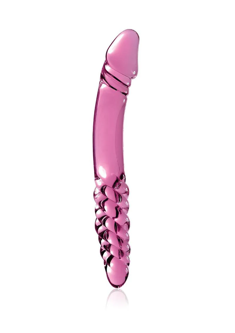 Icicles No. 57 Double-Sided Textured Glass Dildo - Image 2