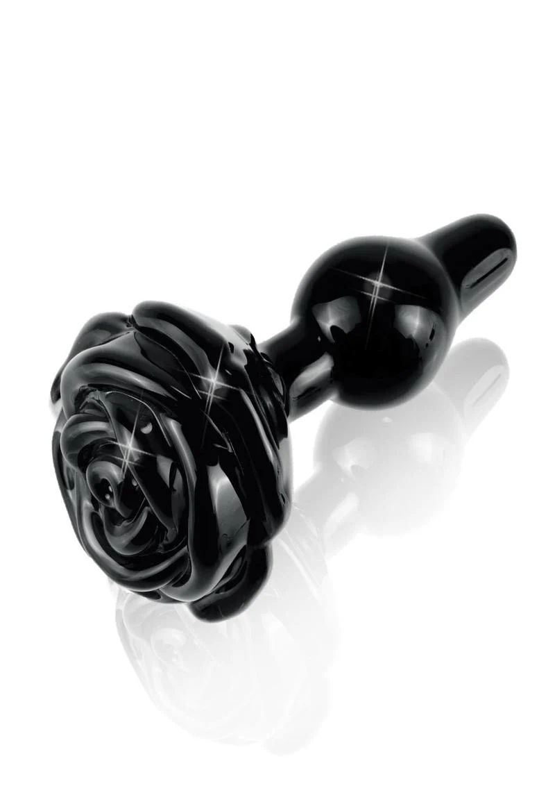 Icicles No 77 Flower Shaped Glass Anal Plug - Image 3
