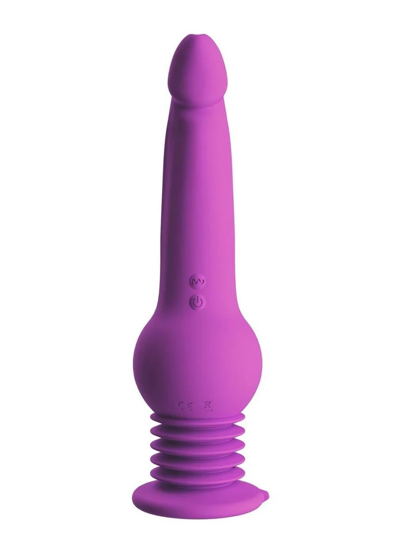 Impressions New York Rechargeable Silicone Gyro-Quake Dildo - Image 3