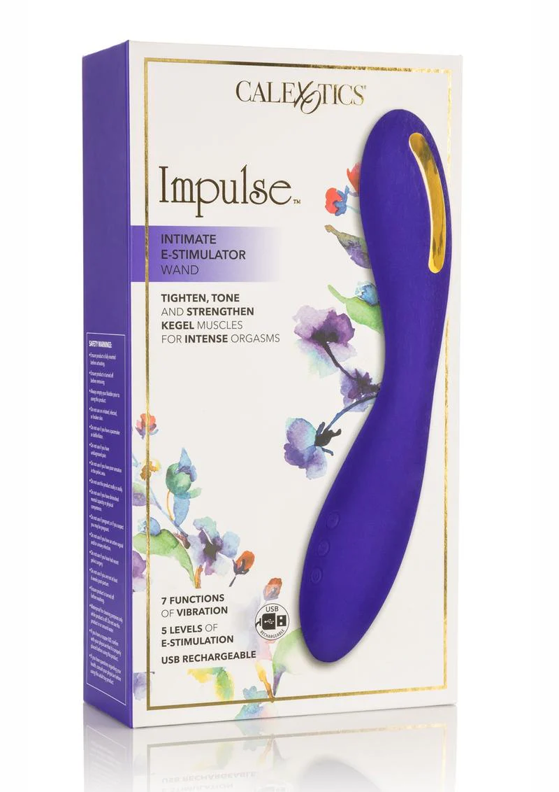Impulse Intimate E-Stimulator Wand Rechargeable Silicone Vibrator - Image 3