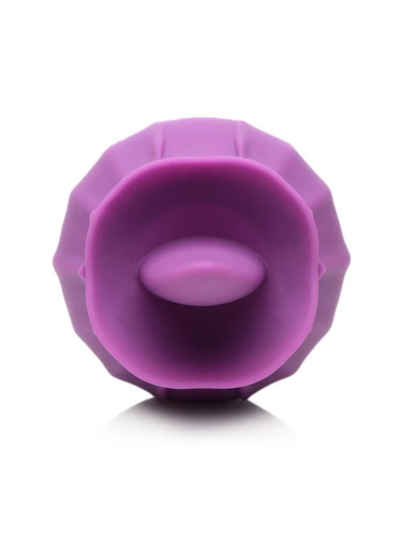 Inmi Bloomgasm Wild Violet 10x Silicone Rechargeable Licking Clit Stimulator