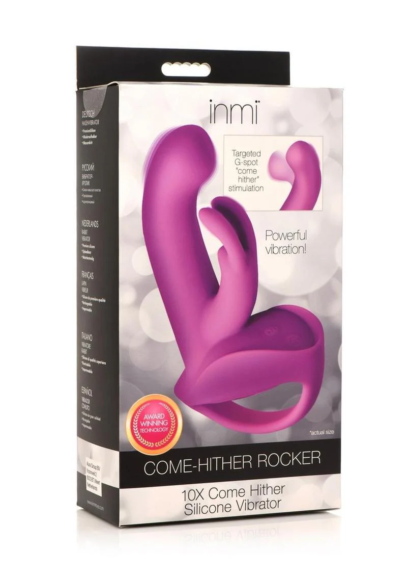 Inmi Come Hither Rocker Rechargeable Silicone Vibrator - Image 3