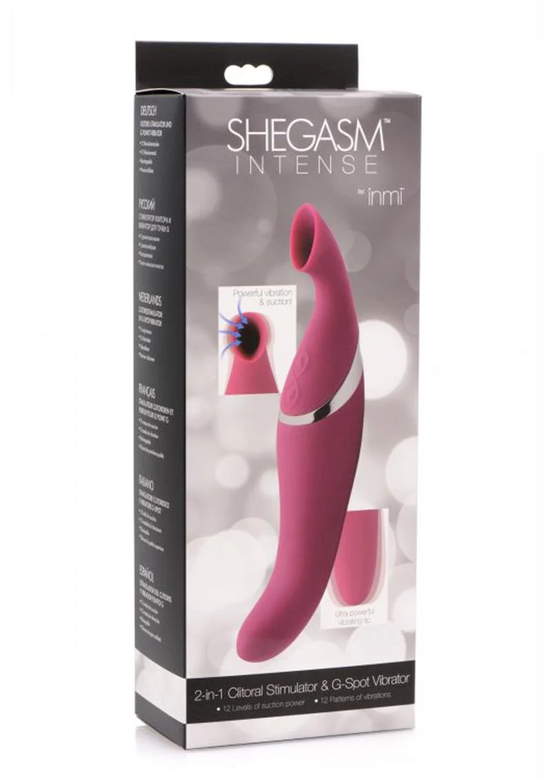 Inmi Shegasm Intense 2-In-1 Clit Stimulator and G-Spot Vibrator - Image 3