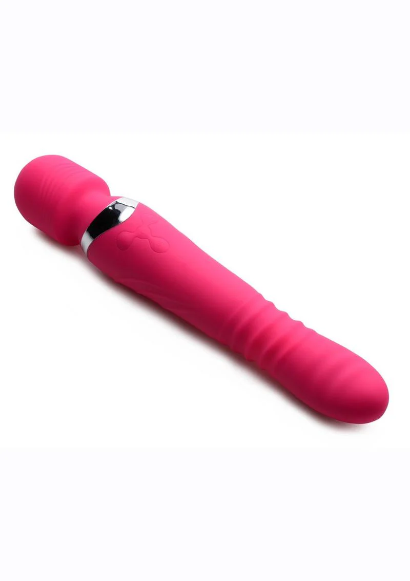 Inmi Ultra Thrust-Her Thrusting and Vibrating Silicone Wand Massager - Image 2