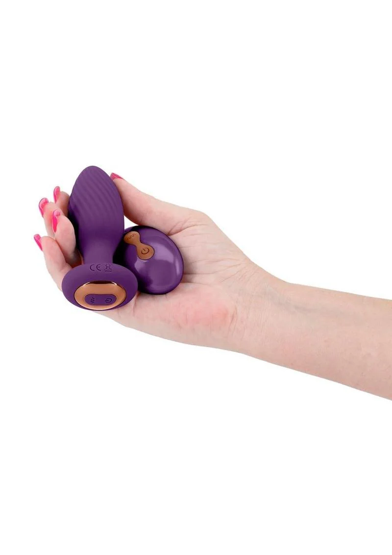 Inya Alpine Rechargeable Silicone Anal Plug with Remote Control - Image 3