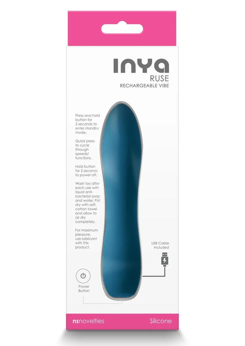 Inya Ruse Rechargeable Silicone Vibrator - Image 5