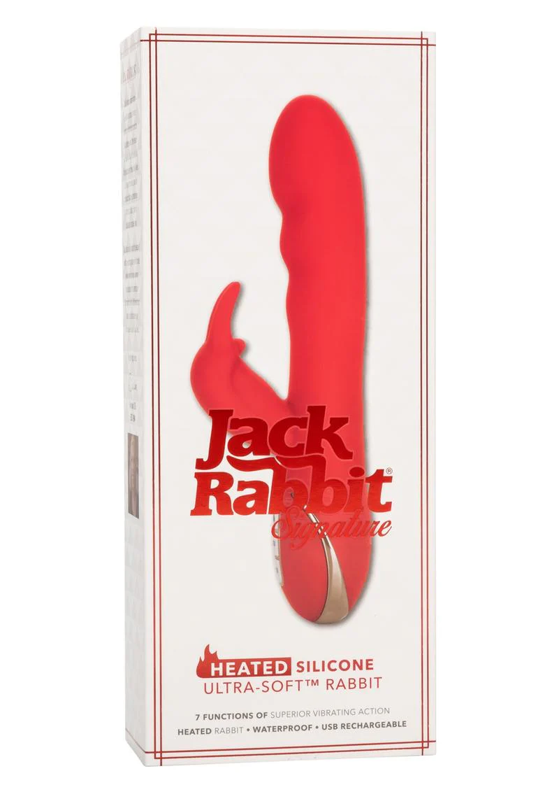 Jack Rabbit Signature Heated Silicone Ultra-Soft Rabbit Rechargeable Vibrator - Image 3