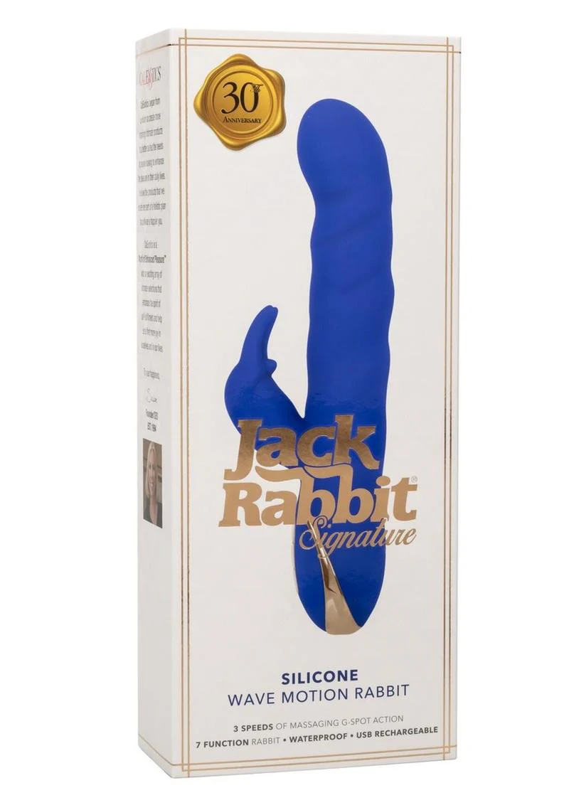 Jack Rabbit Signature Rechargeable Silicone Wave Motion Rabbit Vibrator - Image 4