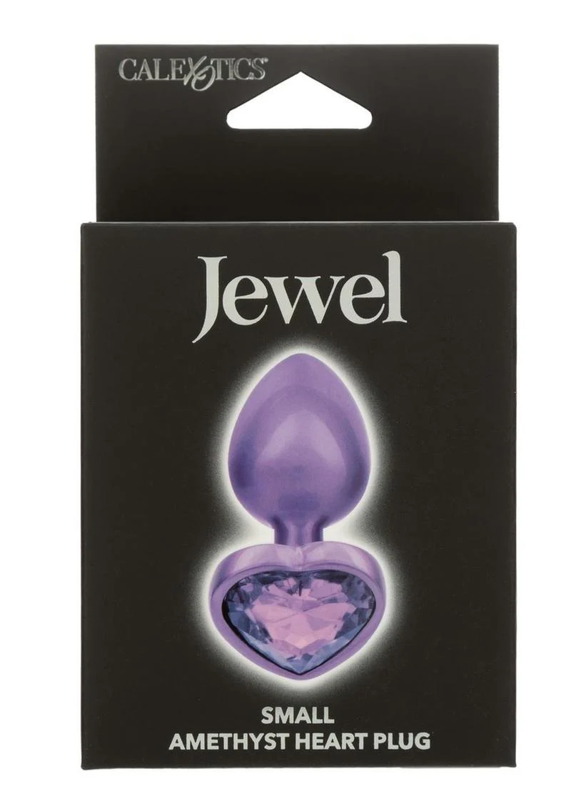 Jewel Amethyst Heart Anal Plug - Image 2