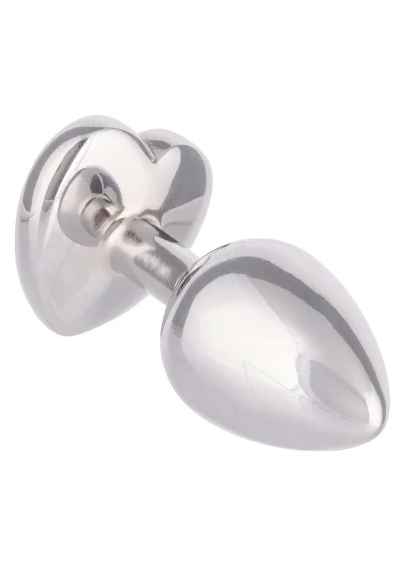 Jewel Ruby Heart Aluminum Anal Plug - Image 3