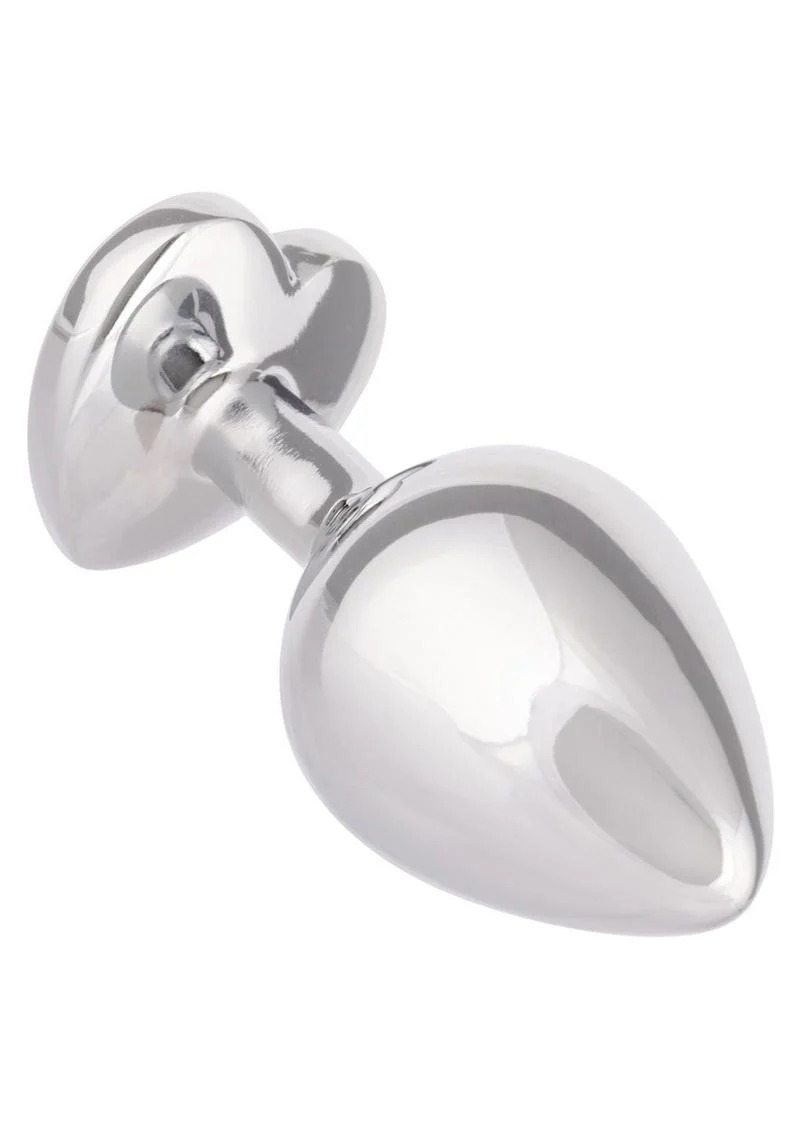 Jewel Ruby Heart Aluminum Anal Plug - Image 7
