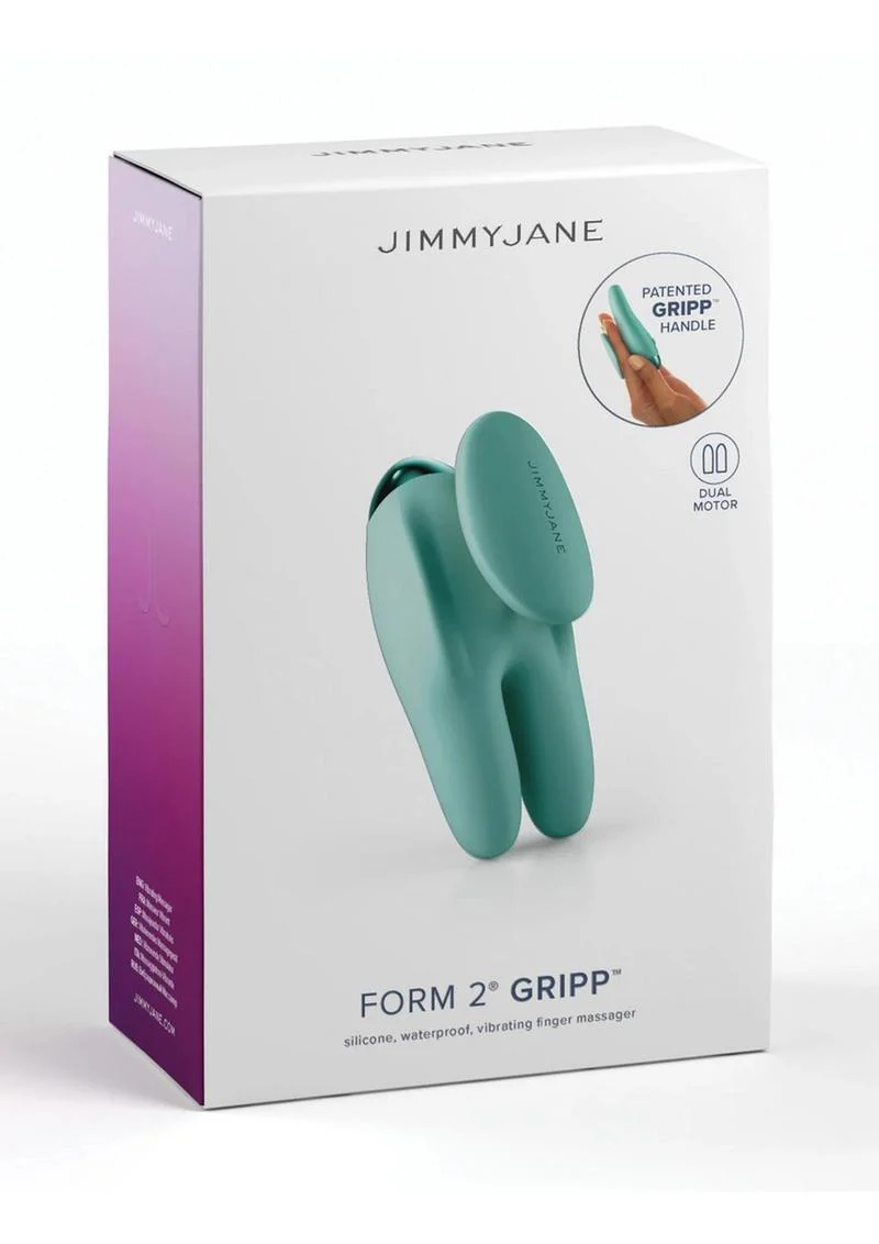 Jimmyjane Form 2 Gripp Rechargeable Silicone Stimulating Vibrator - Image 4