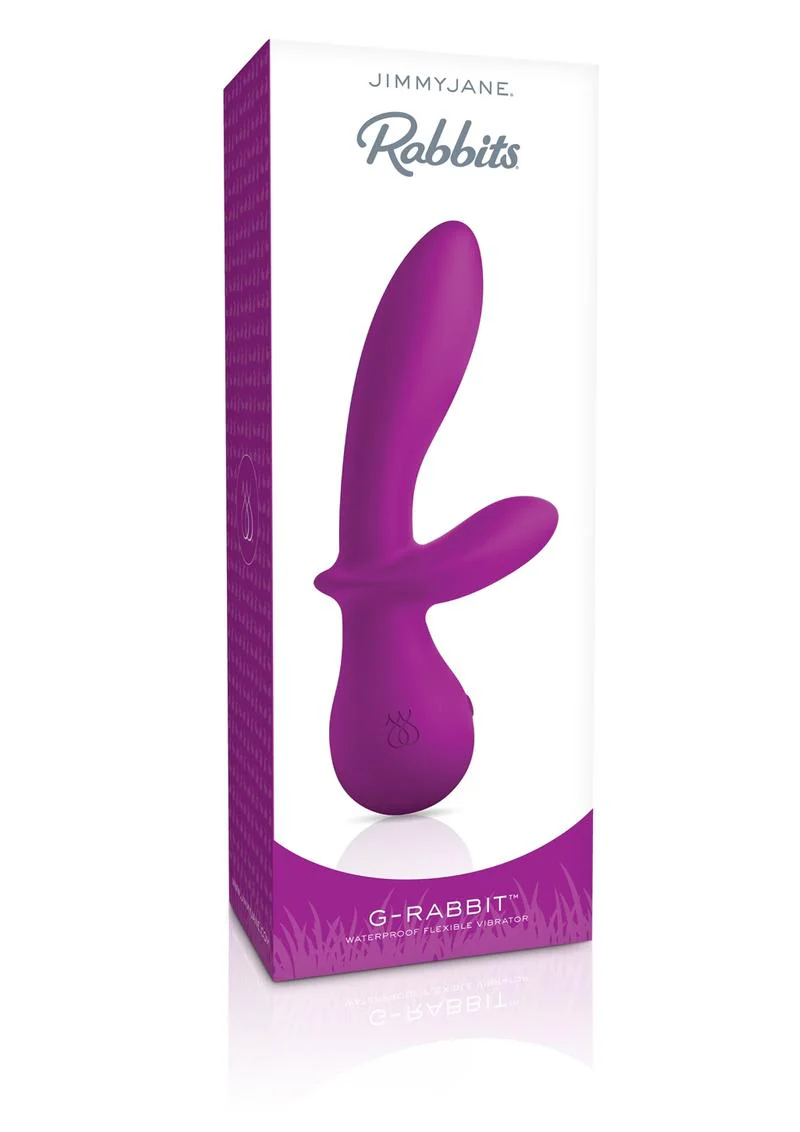 Jimmyjane G-Rabbit Rechargeable Silicone Flexible Rabbit Vibrator - Image 2
