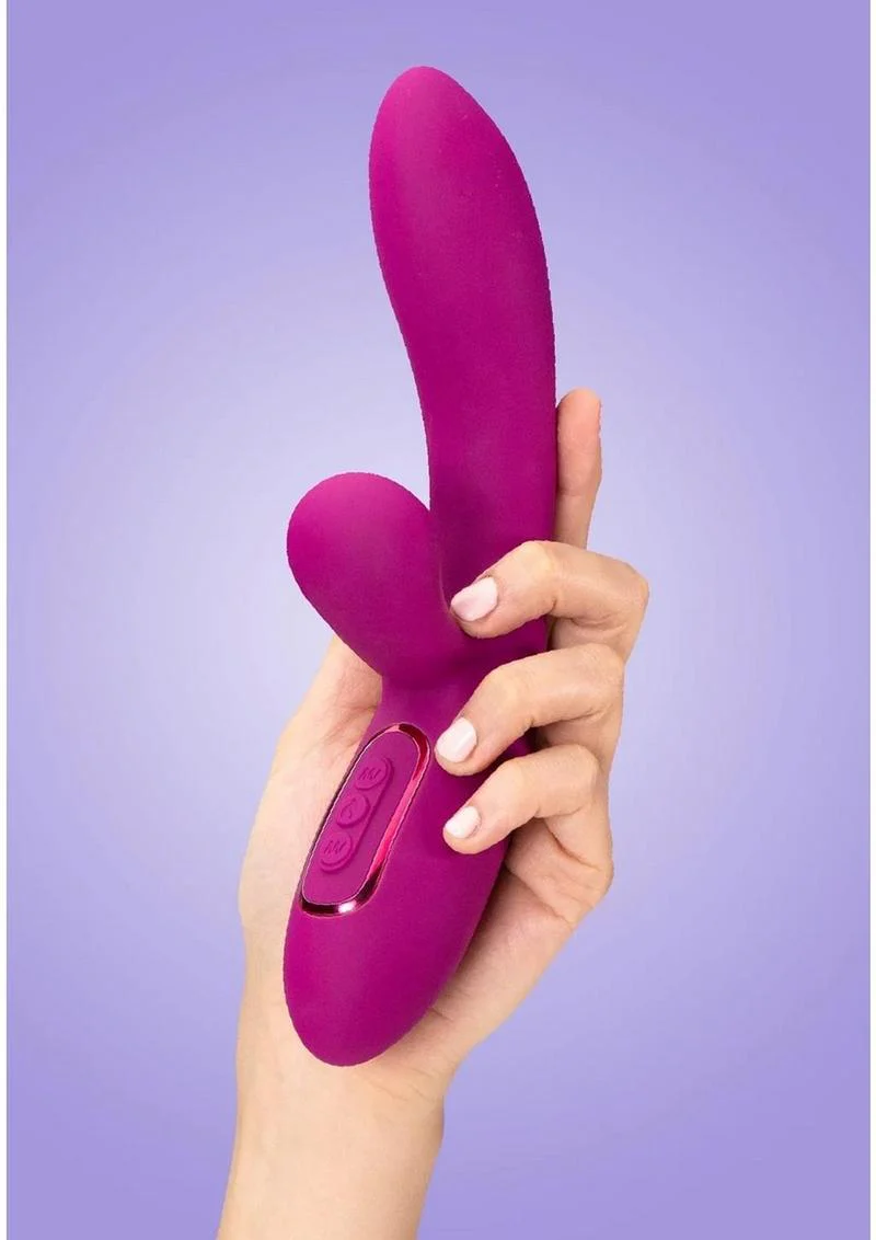Jimmyjane Solis Rabbit Rechargeable Silicone Dual Vibrator - Image 2