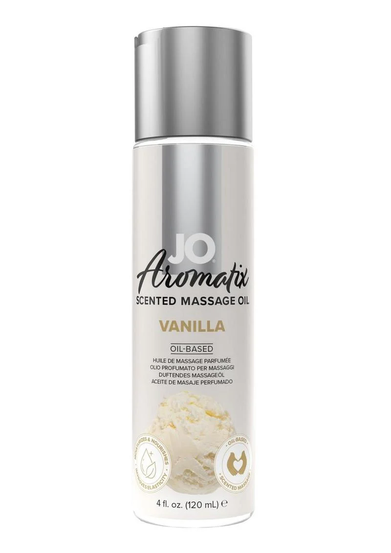 JO Aromatix Massage Oil 4oz - Vanilla - Image 2