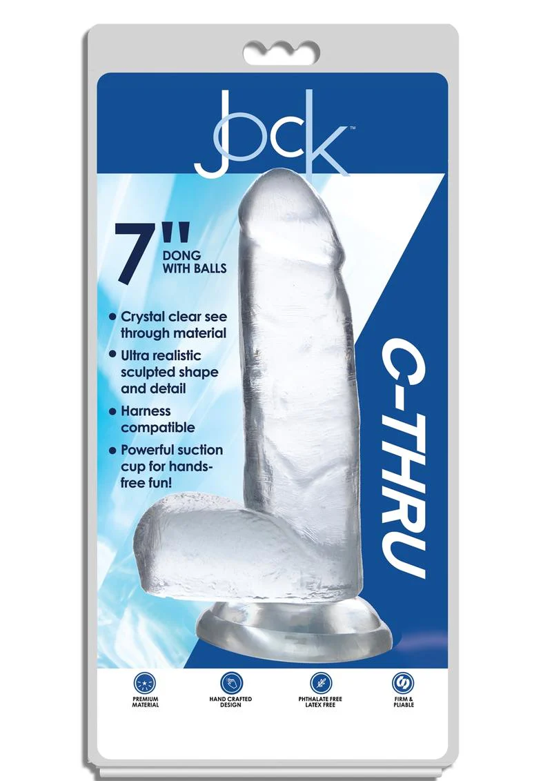 Jock C-Thru Realistic Dong with Balls - Image 13