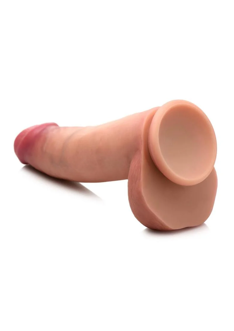 Jock Dual Density Silicone Dildo with Balls - Image 6