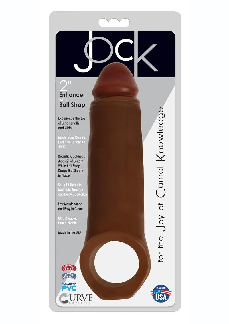 Jock Realistic Penis Enhancer with Ball Strap - Image 3