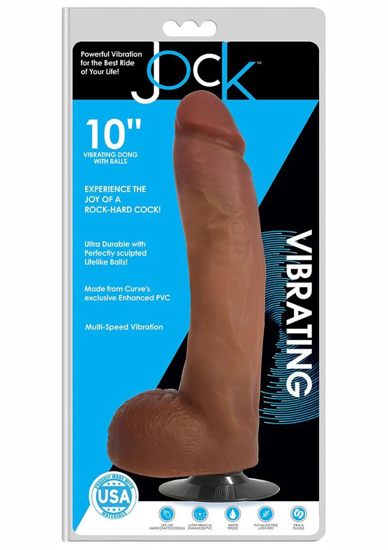 Jock Vibrating Dildo with Balls