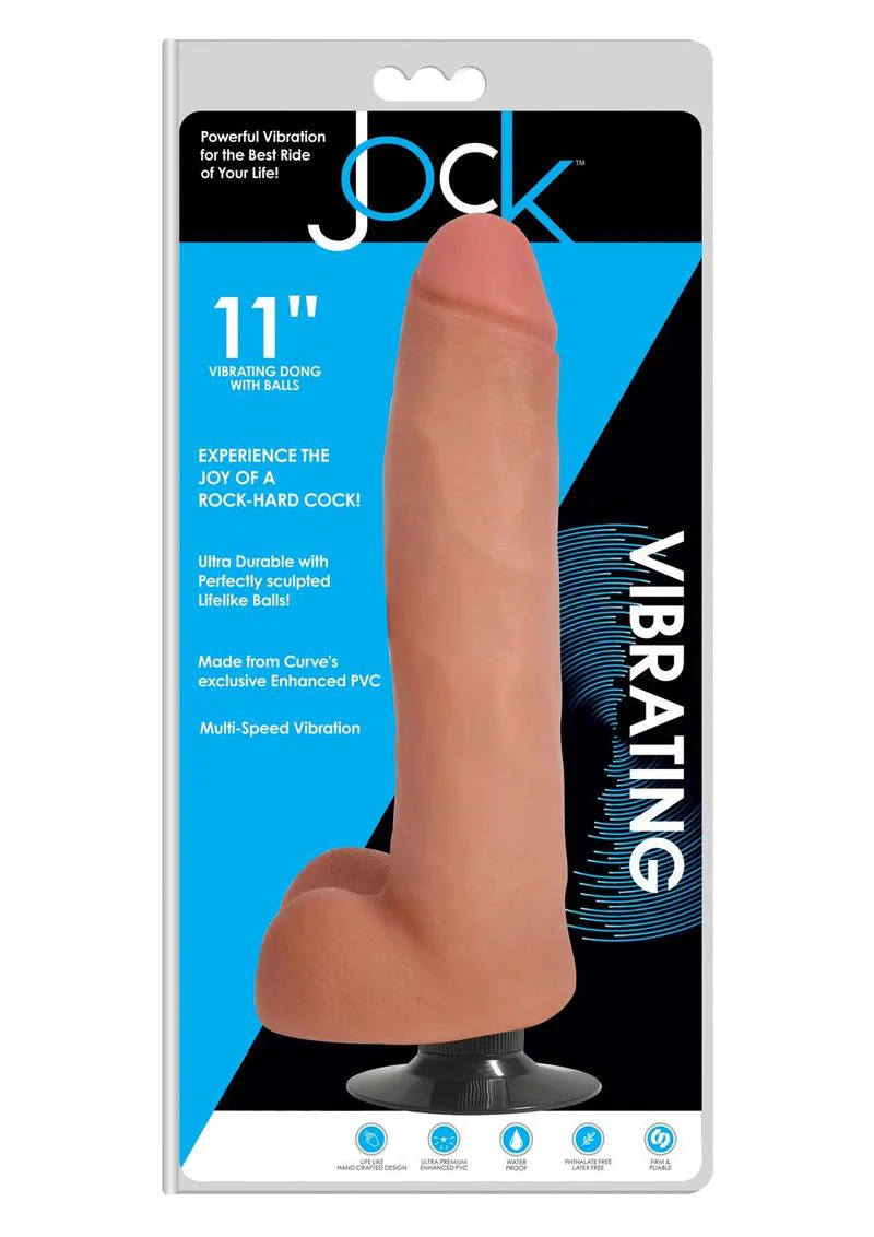 Jock Vibrating Dildo with Balls - Image 10