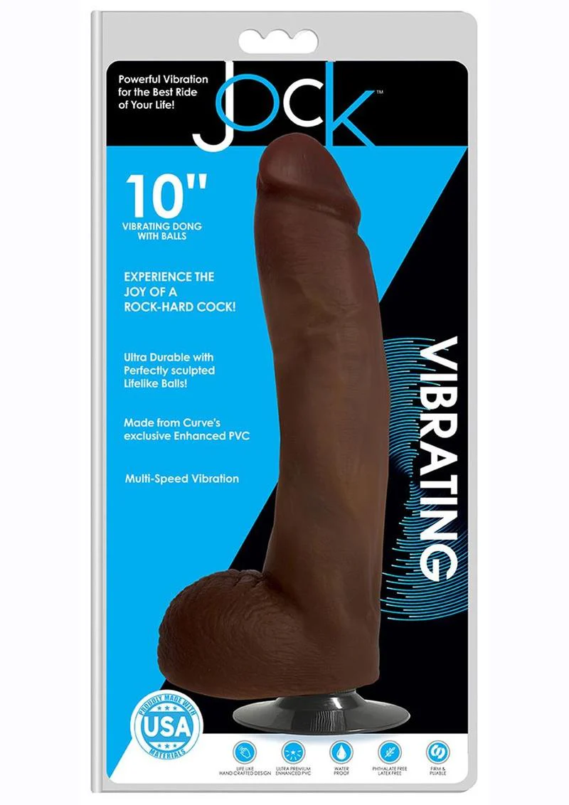 Jock Vibrating Dildo with Balls - Image 4