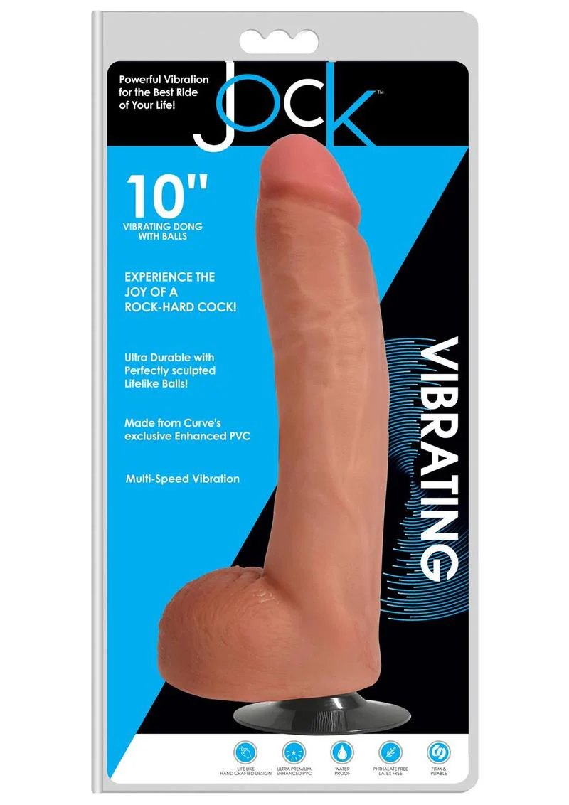 Jock Vibrating Dildo with Balls - Image 6
