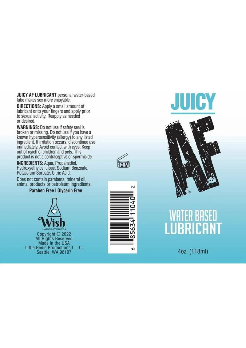 Juicy AF Water Based Lubricant - Image 4