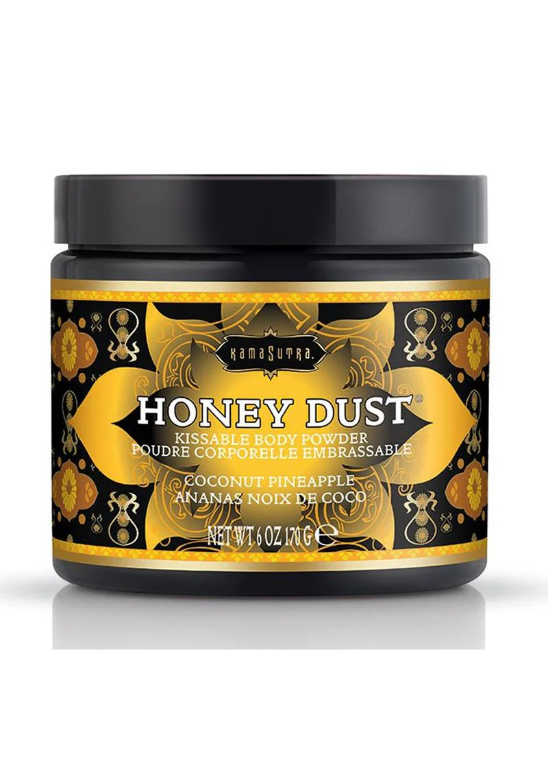 Kama Sutra Honey Dust Kissable Body Powder Coconut Pineapple - Image 2