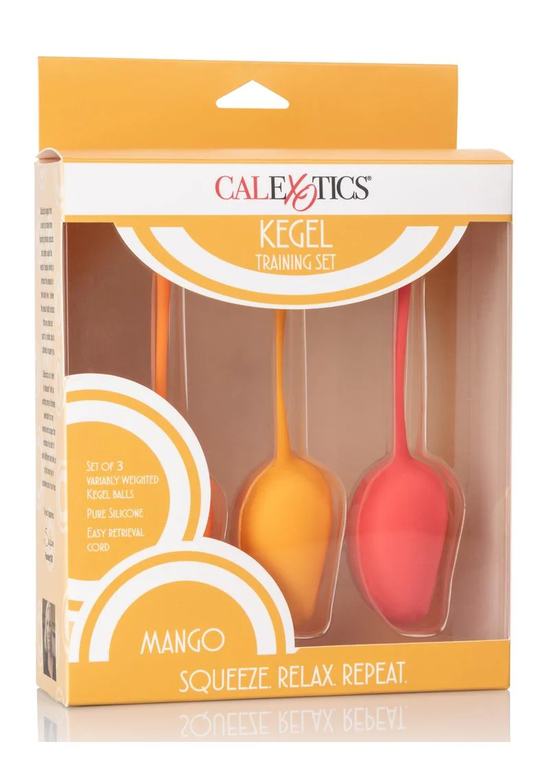 Kegel Training Set Mango Silicone - Image 2
